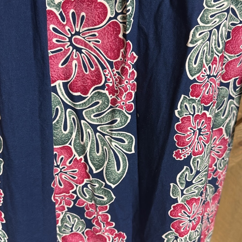Vintage Jane M Hawaii tropical print dress / house dress - Picture 9 of 12